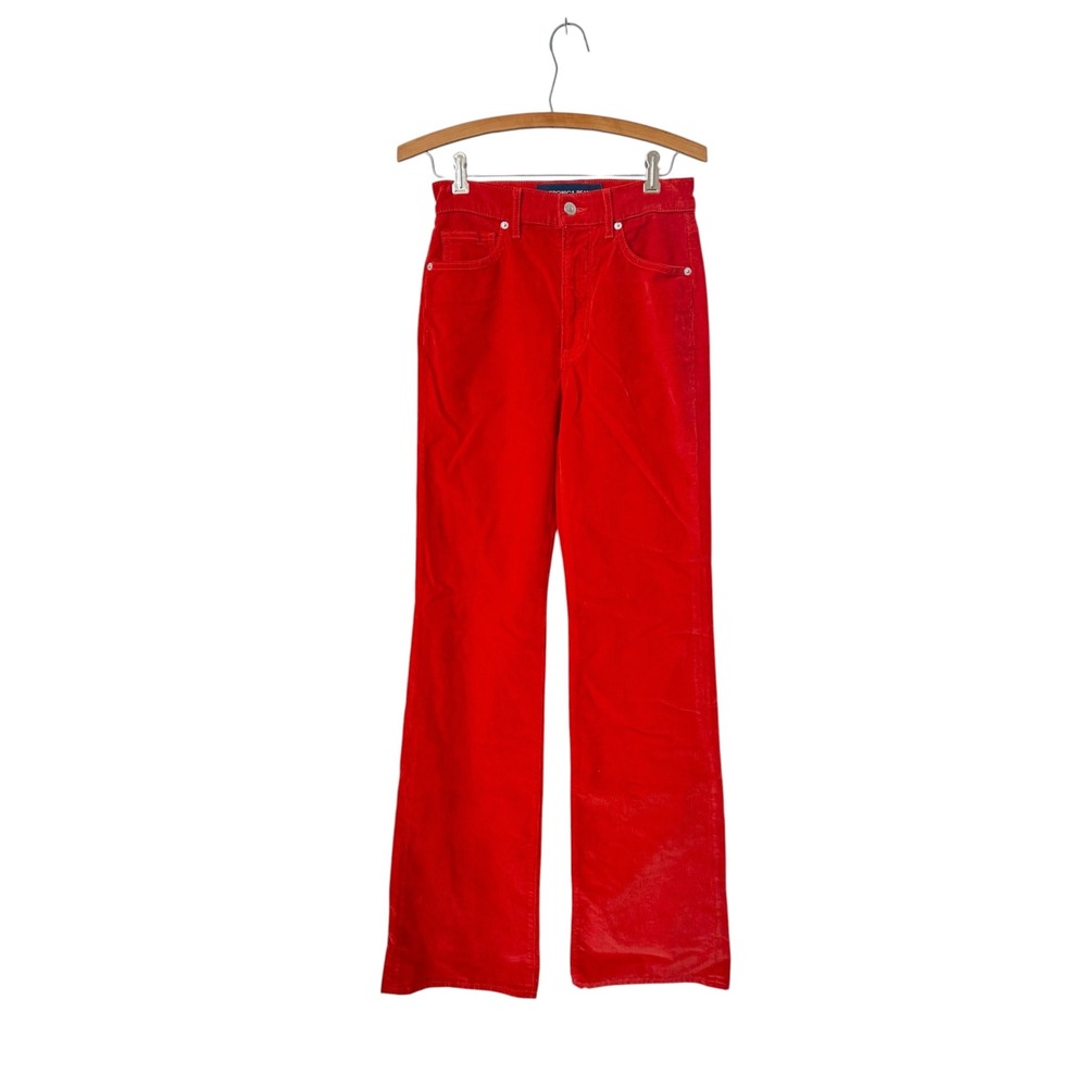 Veronica Beard Crosbie 5 pocket corduroy slim wide leg pant NWT 26